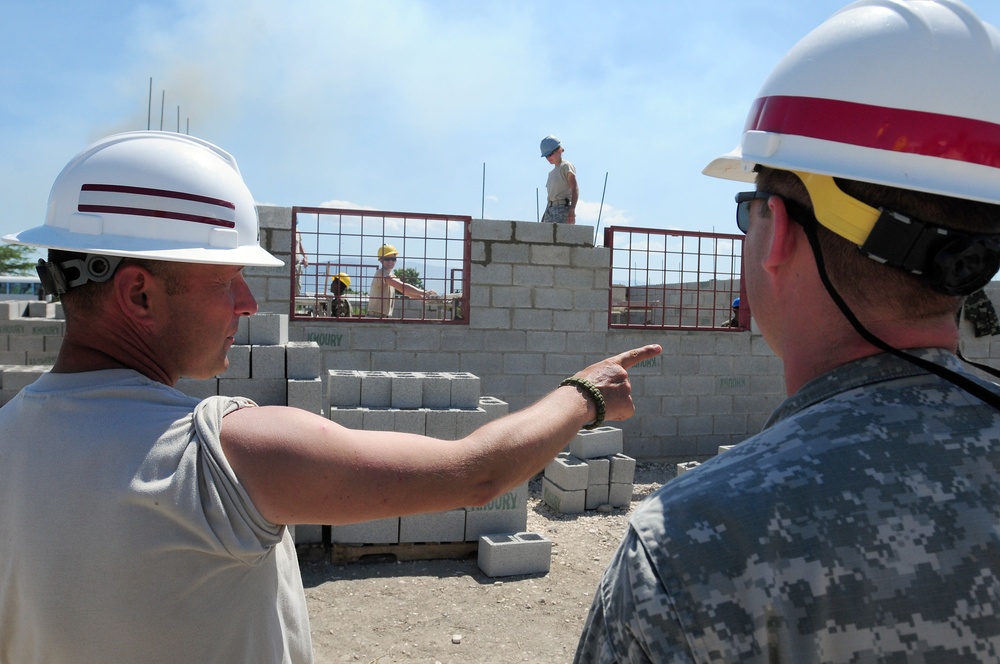 Building is what we do; Army Engineers Build Schools, Medical Clinics