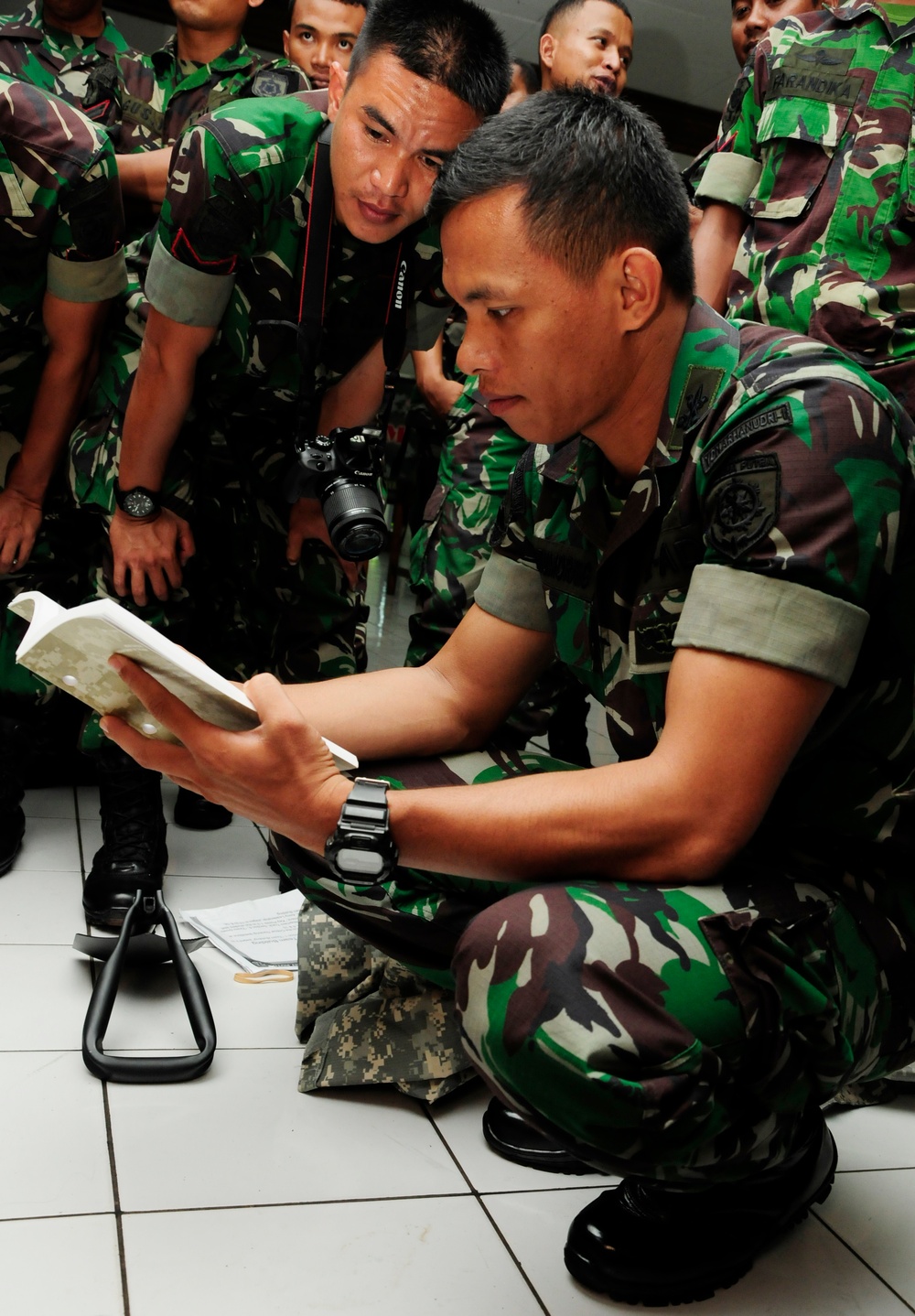 Hawaii Army Guardsmen exchange more than military expertise with Indonesian army NCOs