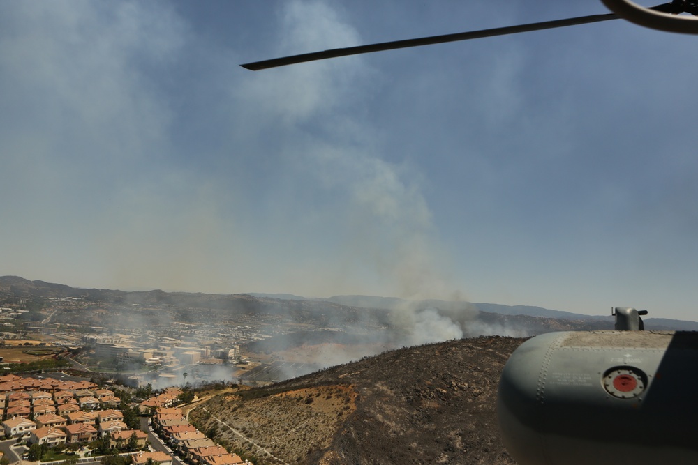 3rd MAW Marines fight San Diego County wildfires