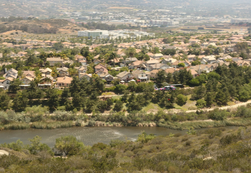 3rd MAW Marines fight San Diego County wildfires