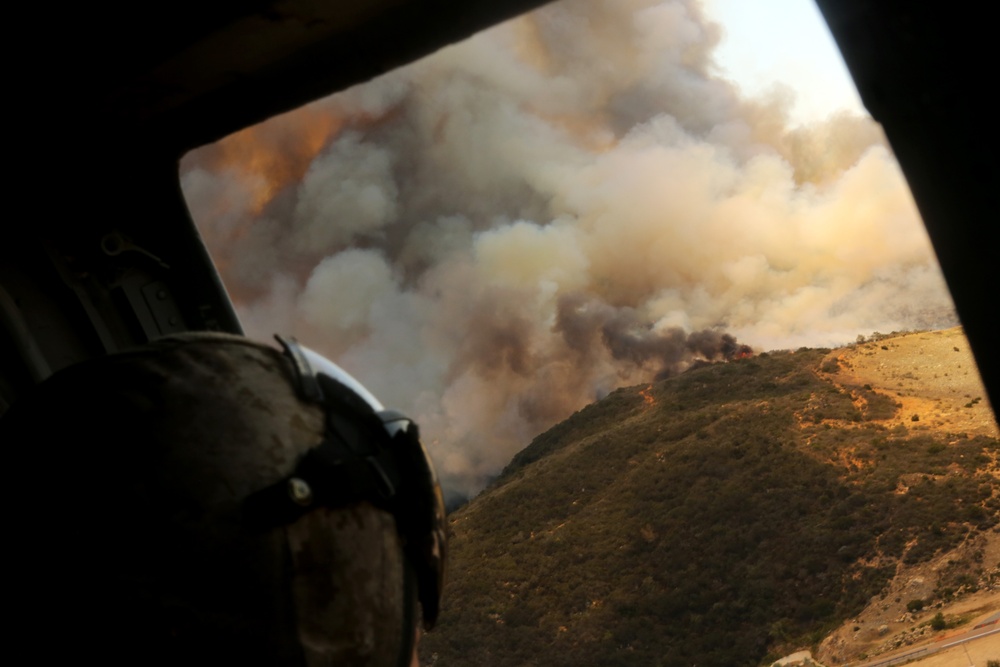 3rd MAW Marines fight San Diego County wildfires