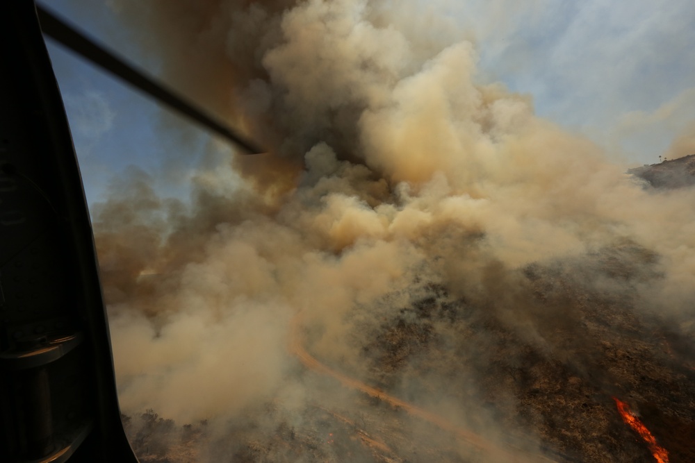 3rd MAW Marines fight San Diego County wildfires