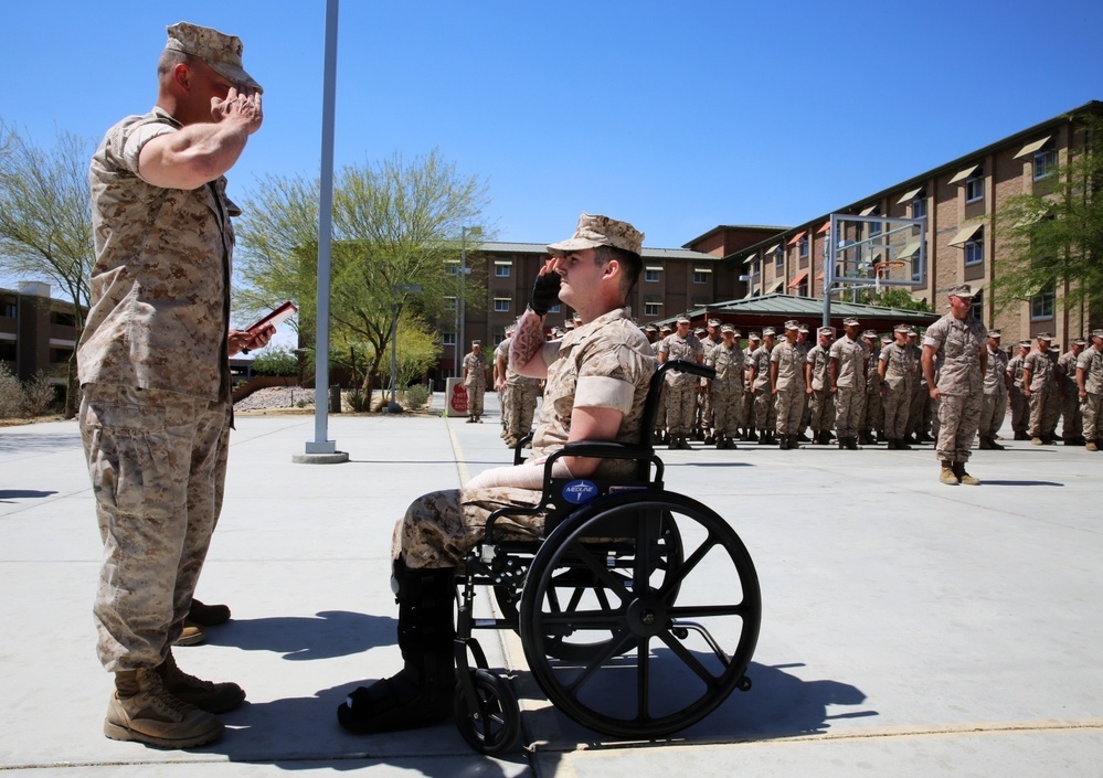 ‘Cutting Edge’ Marine promoted after deployment