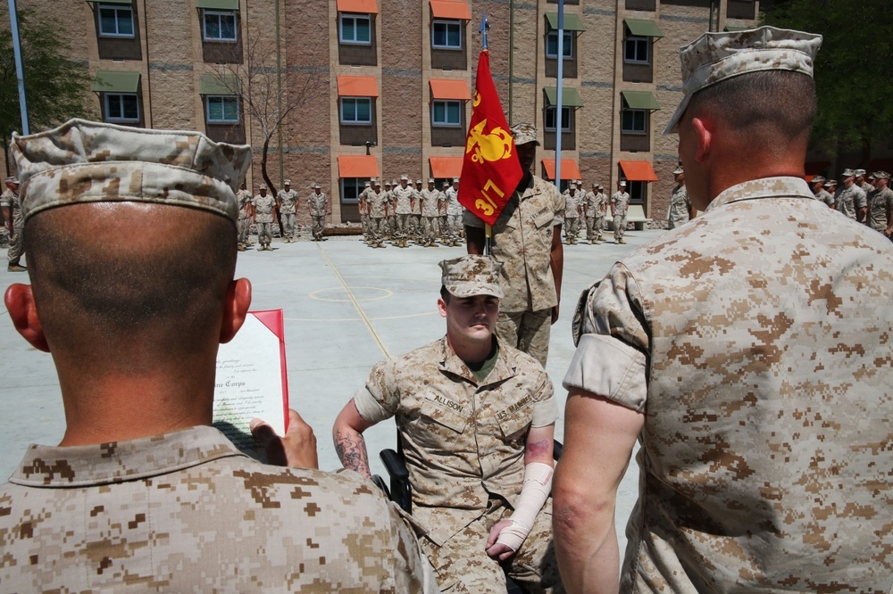 ‘Cutting Edge’ Marine promoted after deployment