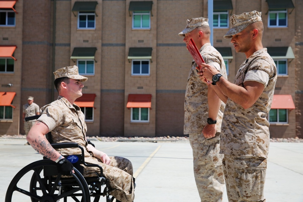 ‘Cutting Edge’ Marine promoted after deployment