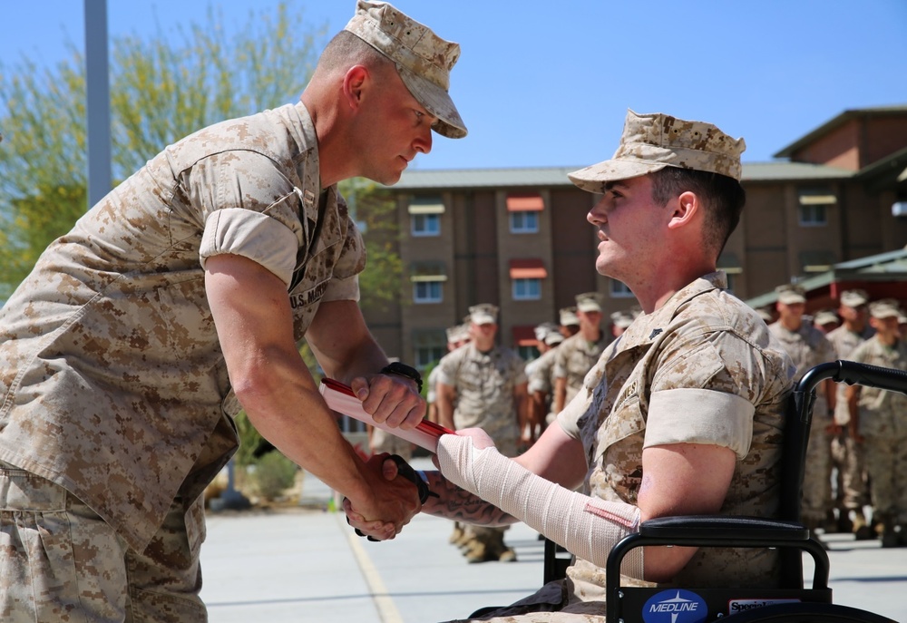 ‘Cutting Edge’ Marine promoted after deployment