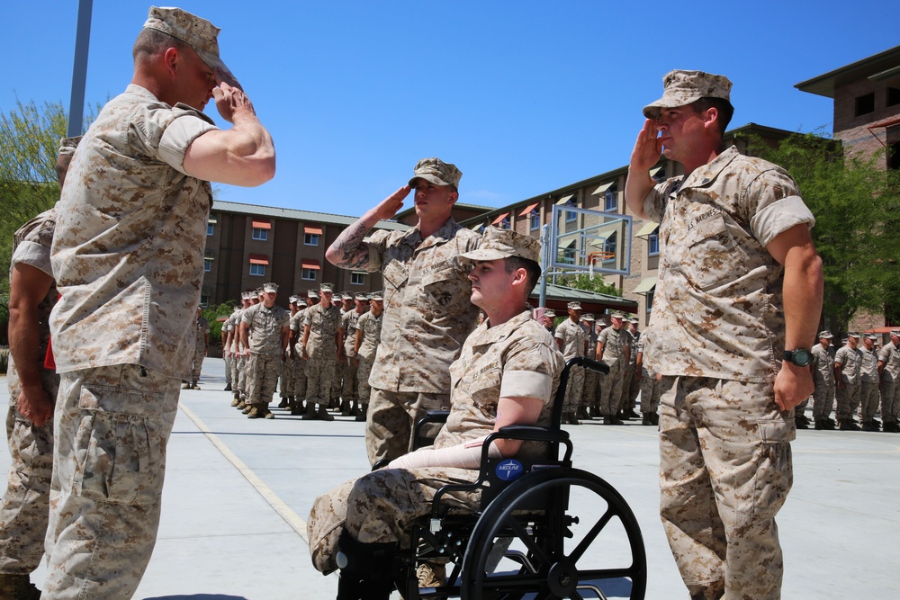 ‘Cutting Edge’ Marine promoted after deployment