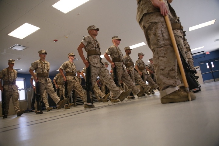 Photo Gallery: Marine recruits learn discipline, teamwork through close-order drill on Parris Island