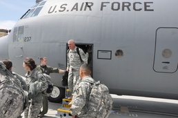 49th MP Brigade catches a ride home