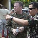 Members of the Armed Forces of the Philippines, Australian Army, and U.S. service members conduct a cooperative health engagement in Rawis province, Philippines