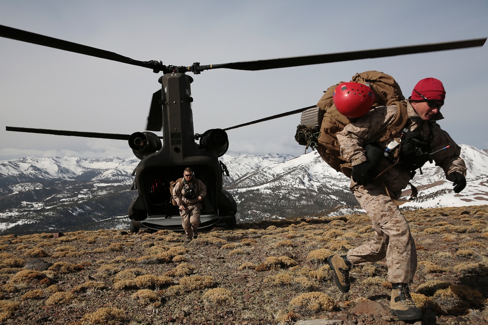 Mountain warfare instructors hone their skills