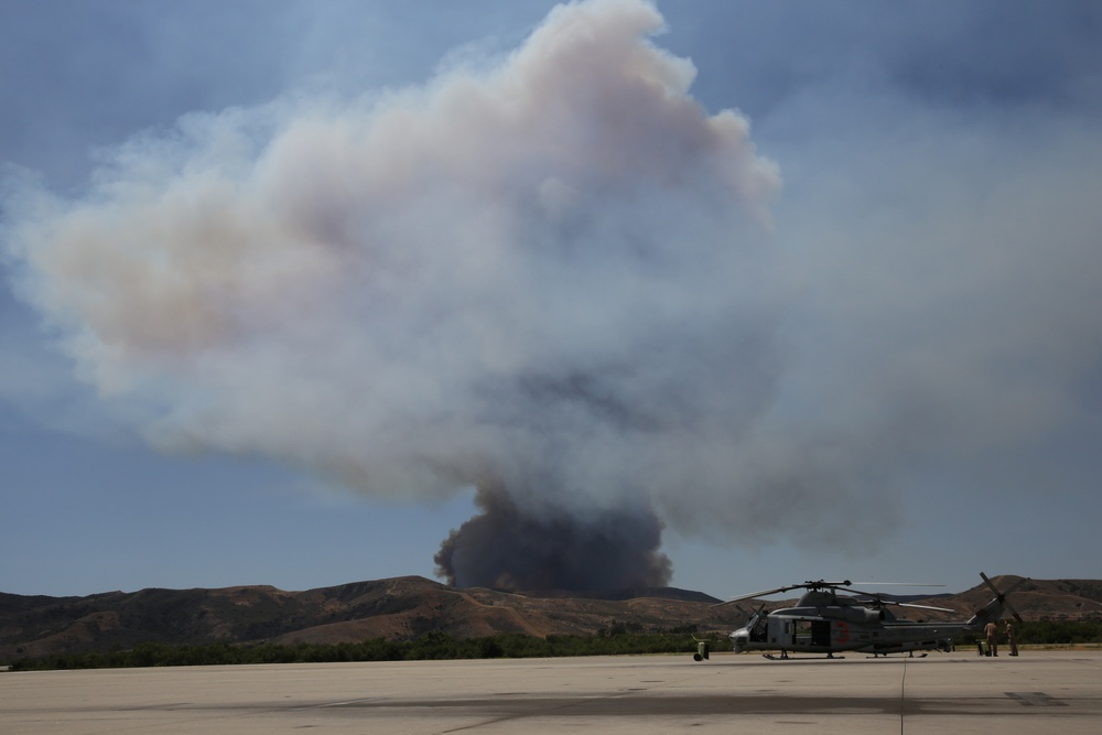 3rd MAW Marines fight San Diego county wildfires