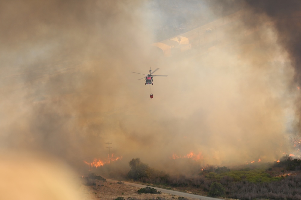 3rd MAW Marines fight San Diego county wildfires