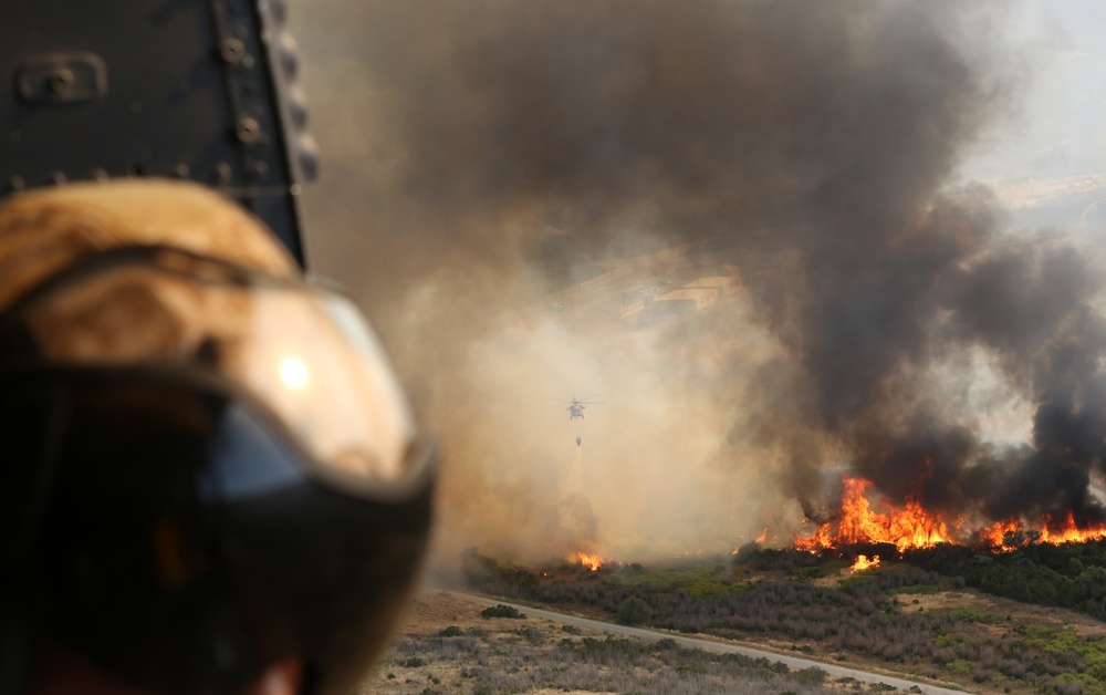 3rd MAW Marines fight San Diego county wildfires