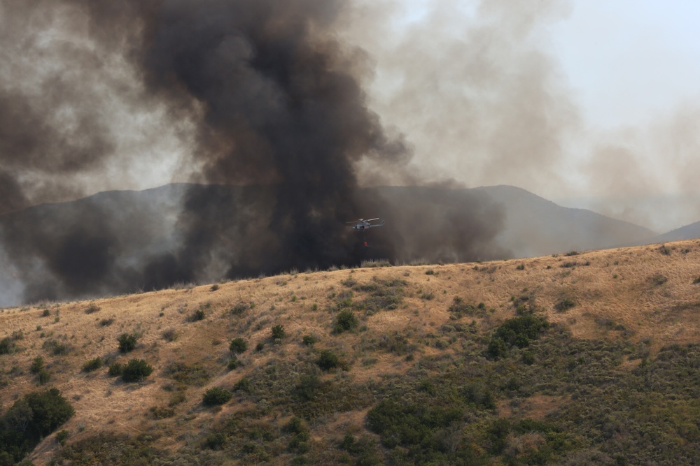 3rd MAW Marines fight San Diego county wildfires