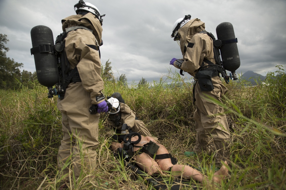 3rd MarDiv CBRN platoon conducts exercise