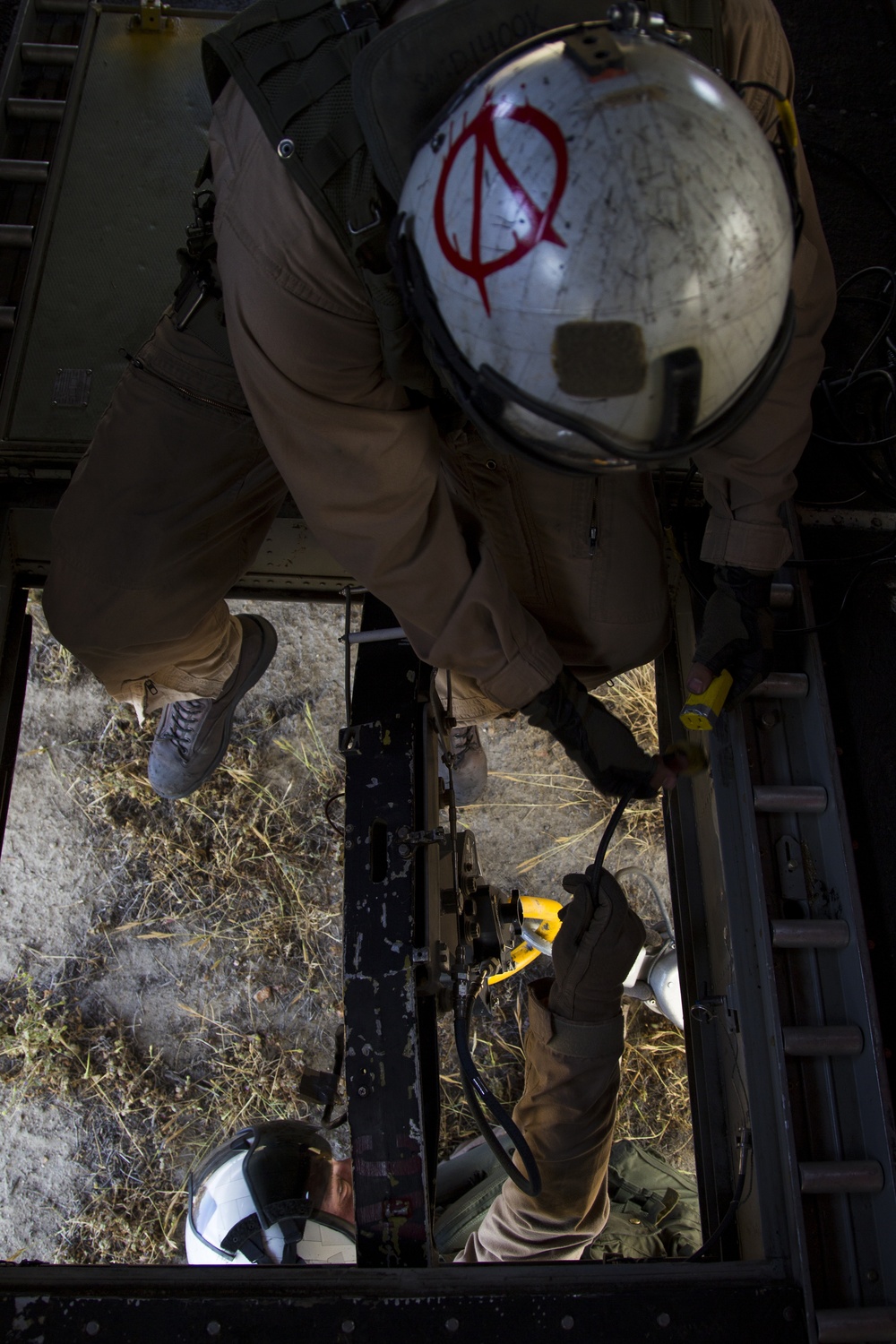Marines help state emergency personnel fight Cocos fire in southern California