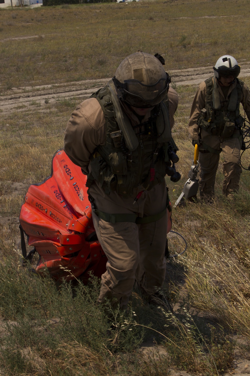 Marines help state emergency personnel fight Cocos fire in southern California