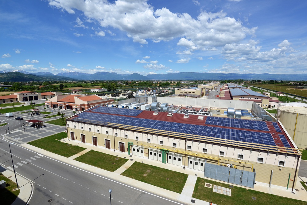 Solar panels installed