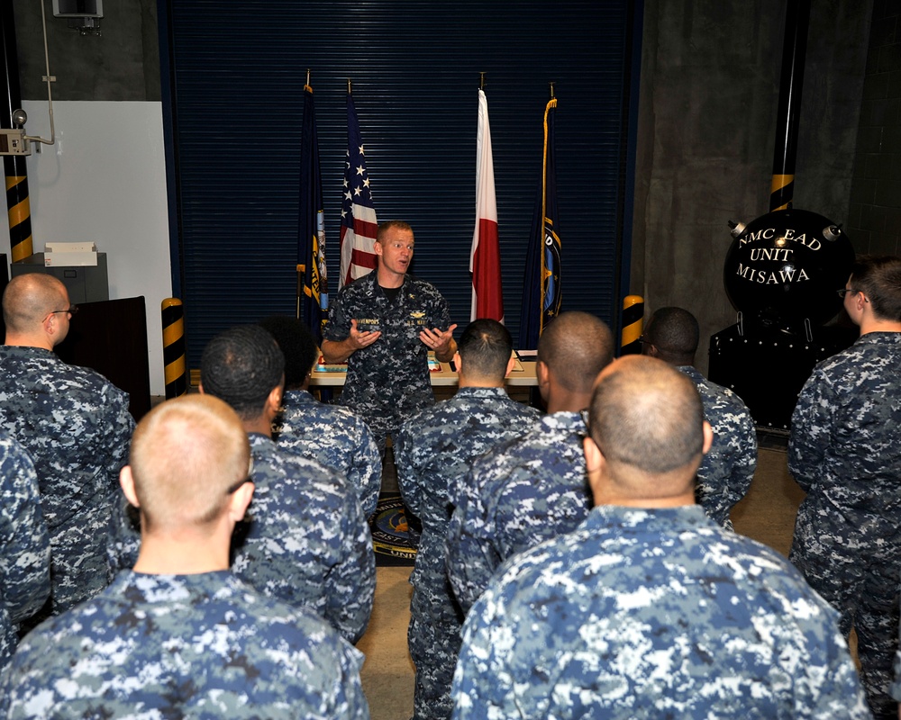 Navy Chaplain Visits NMC EAD Unit Misawa Navy Chaplain Visits NMC EAD Unit Misawa