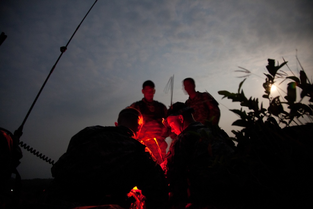 Combined Philippine and US Army battalion attack training exercise