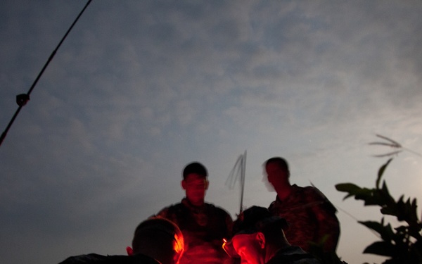 Combined Philippine and US Army battalion attack training exercise