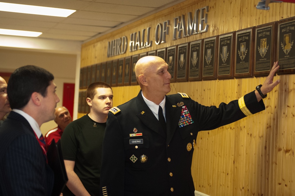 Army chief of staff visits alma mater