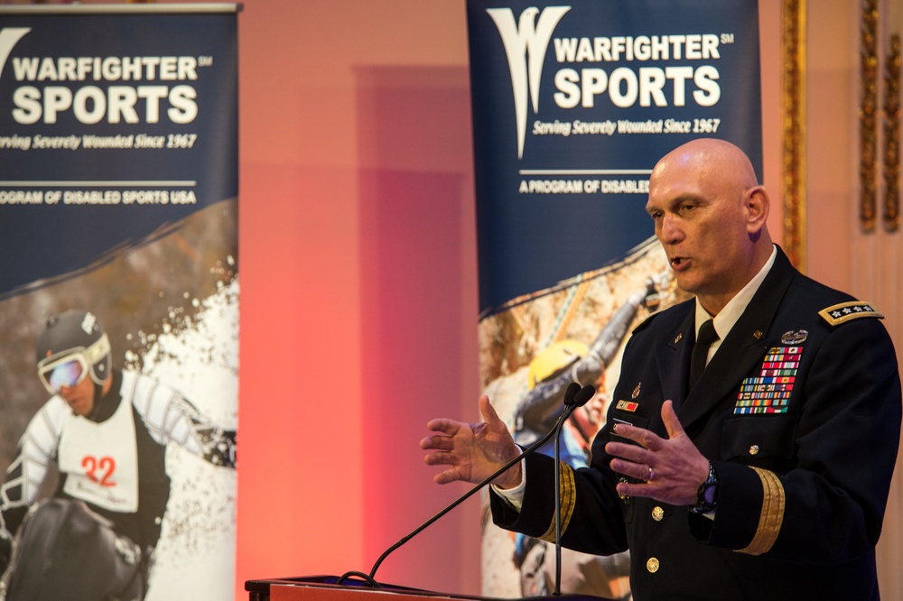 Army chief of staff honoring America's Wounded Warfighters