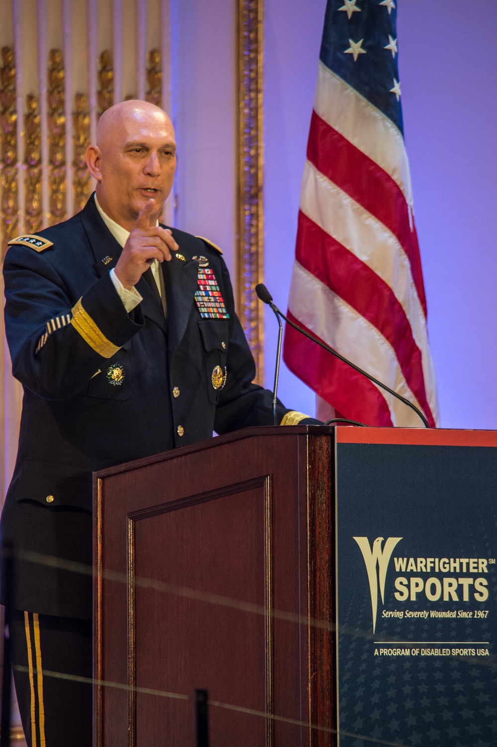 Army chief of staff honoring America's Wounded Warfighters