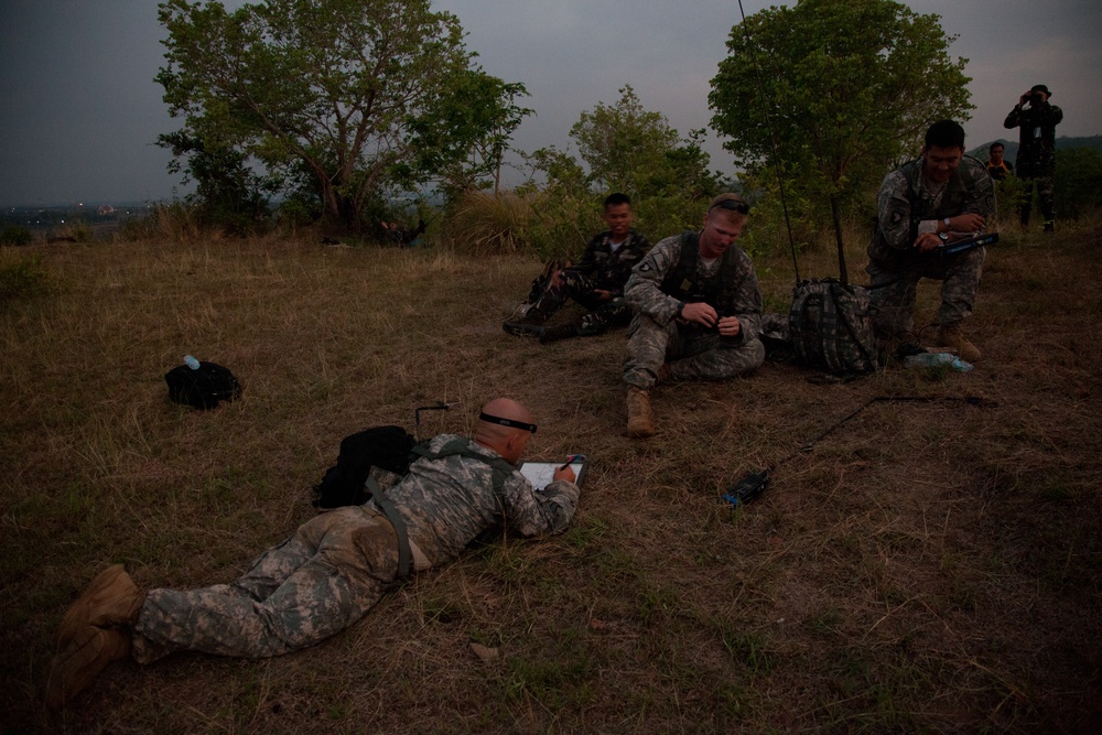 Combined Philippine US Army battalion attack training exercise