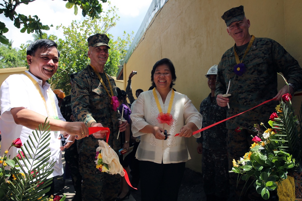 AFP, U.S. armed forces celebrate finished renovations with community members