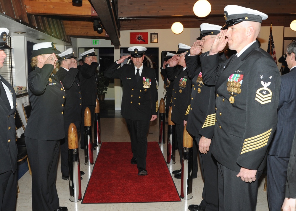 Command Master Chief Ronald Johnson retirement