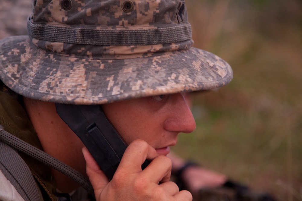 Combined Philippine US Army battalion attack training exercise