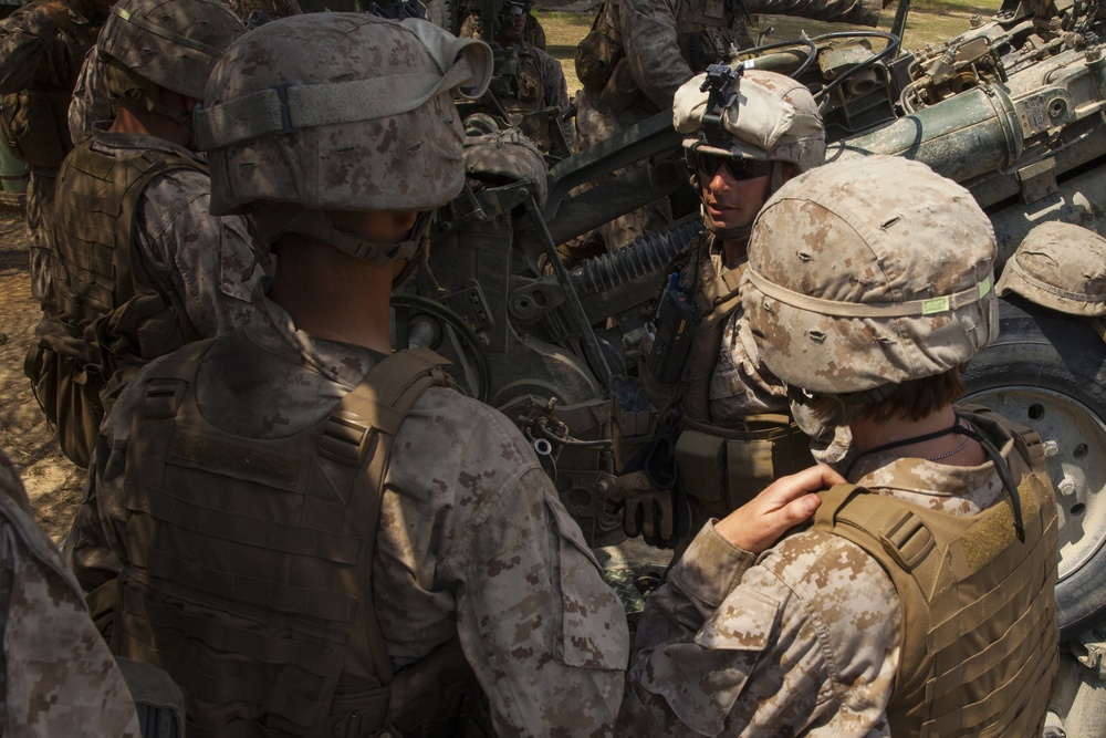 More than rounds down range: 10th Marines, 2nd MLG team up for Rolling Thunder