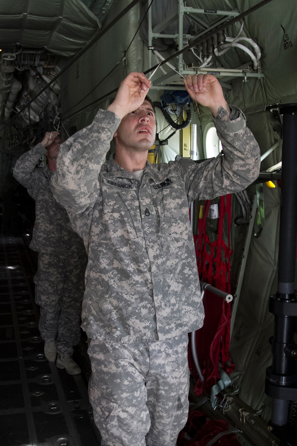 Paratroopers descend into Kosovo for training