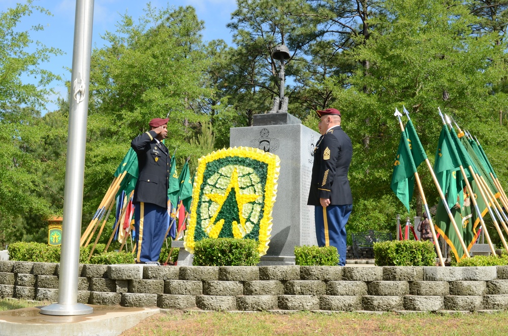 16th MP wreath laying ceremony