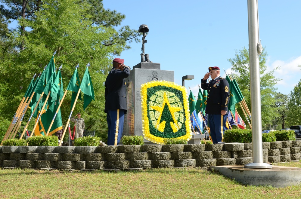 16th MP wreath laying ceremony