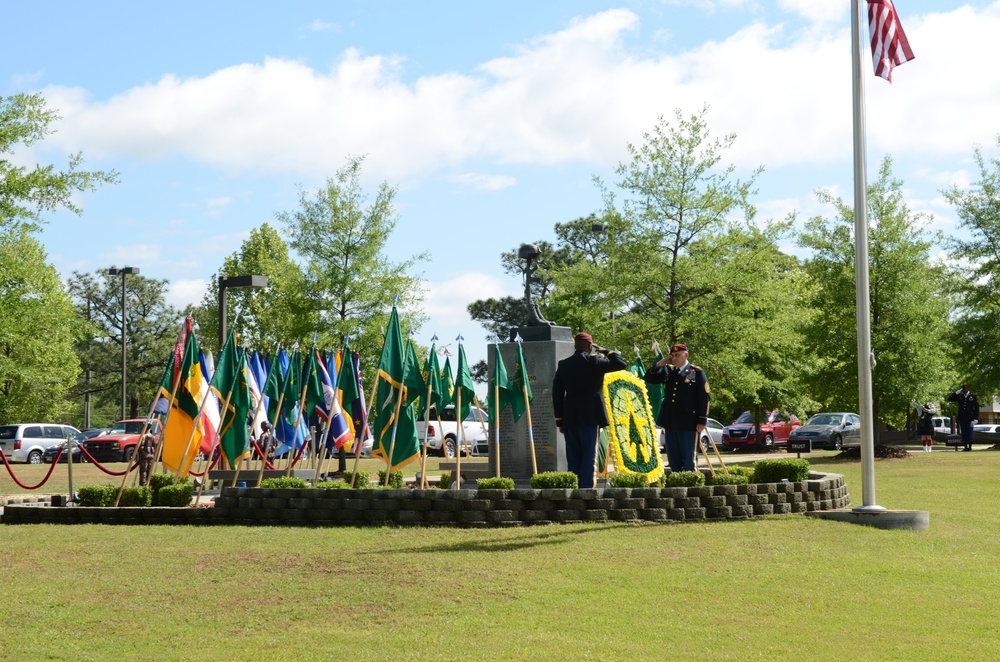 16th MP Brigade wreath laying ceremony