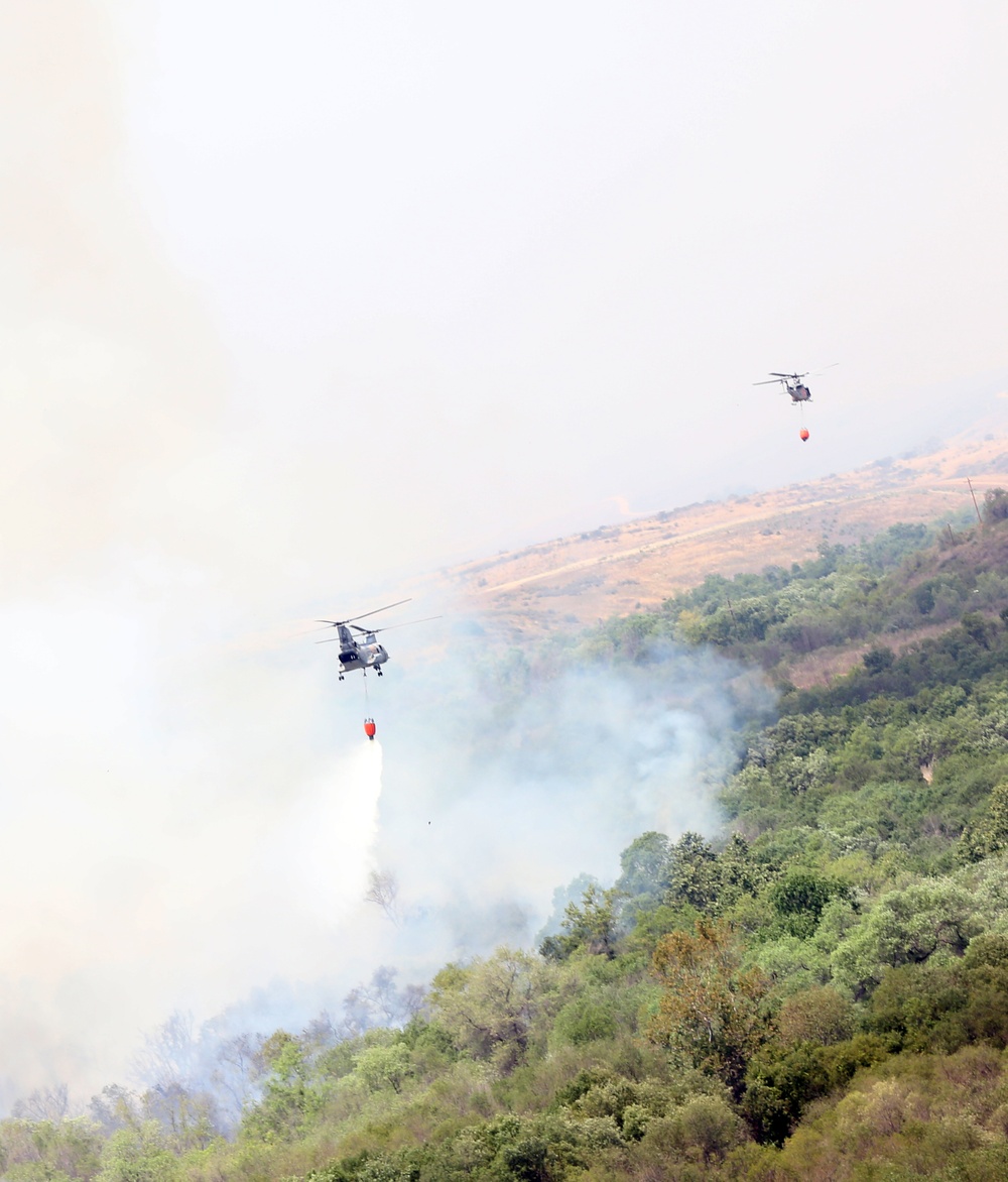 3rd MAW Marines fight San Diego county wildfires