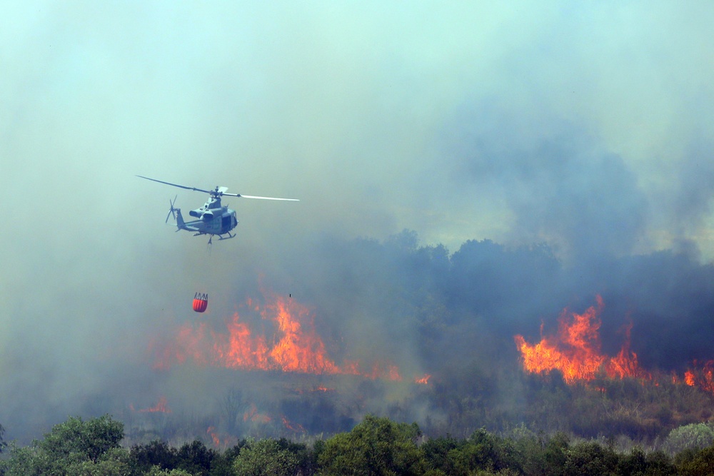 3rd MAW Marines fight San Diego county wildfires