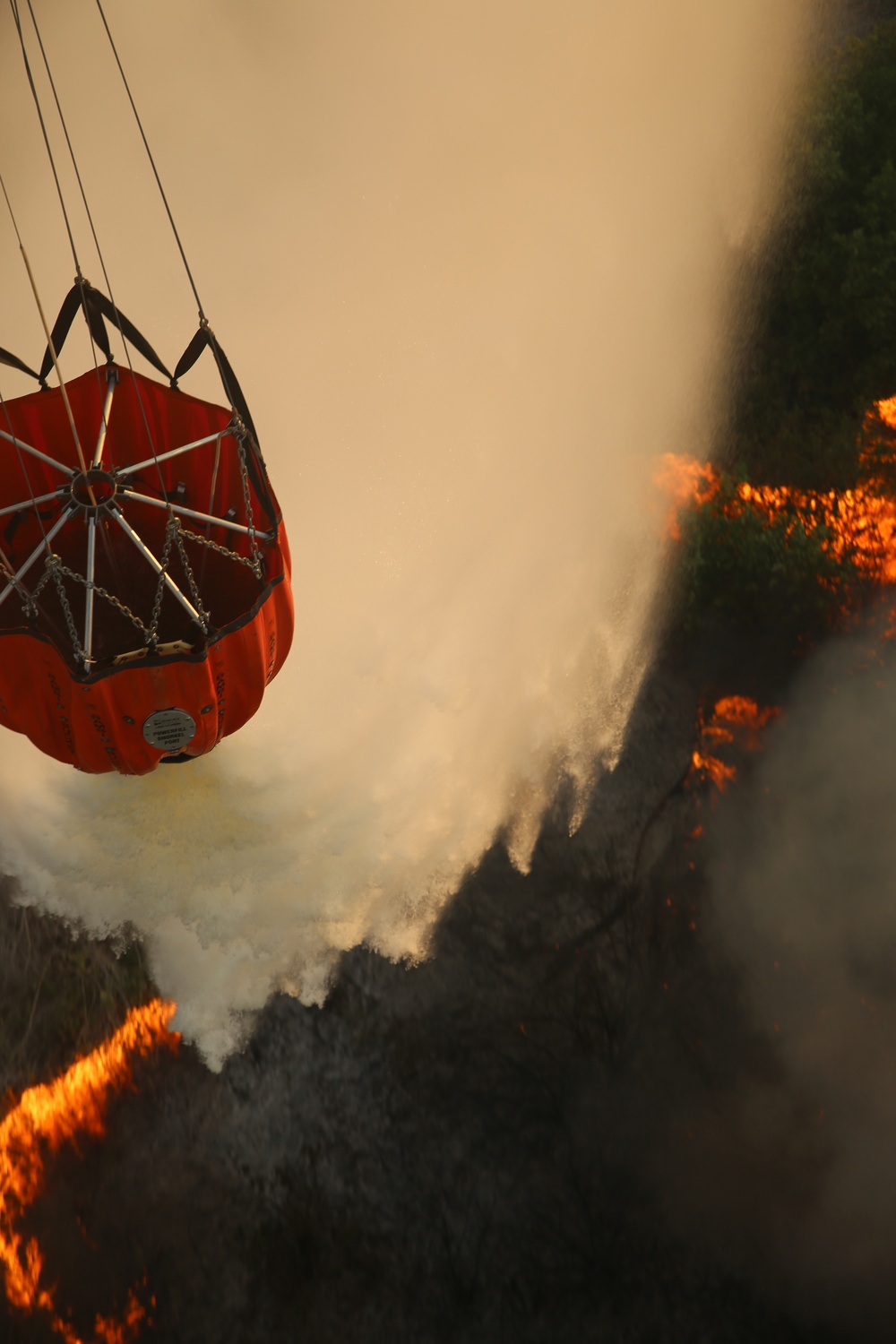 3rd MAW Marines fight San Diego county wildfires