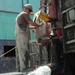 NMCB 25 water well ops at new Kabul compound