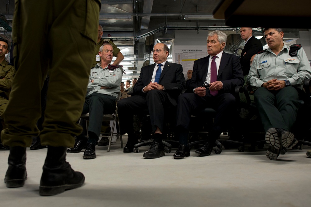 Hagel in Israel