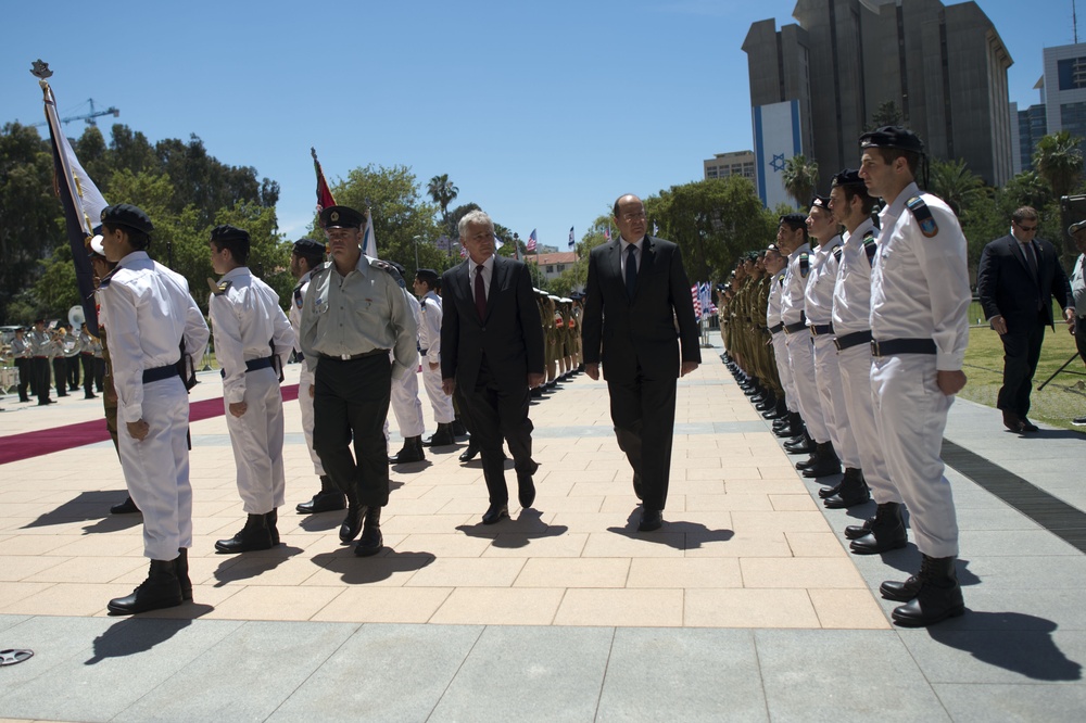 Hagel in Israel