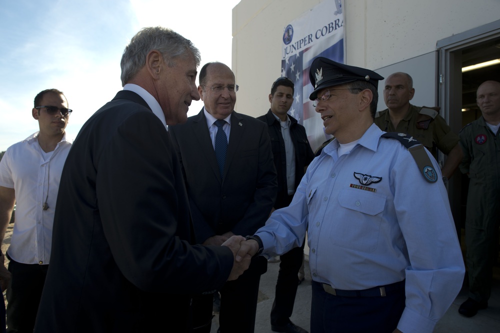 Hagel in Israel