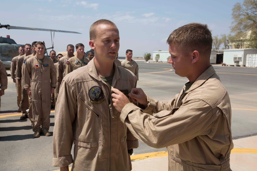 VMM-263 Marines promoted in Djibouti