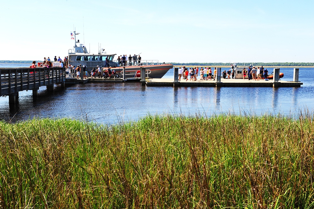 Coast Guardsmen attend Camden County Coast Guard community celebration