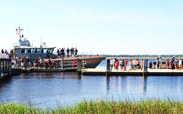 Coast Guardsmen attend Camden County Coast Guard community celebration