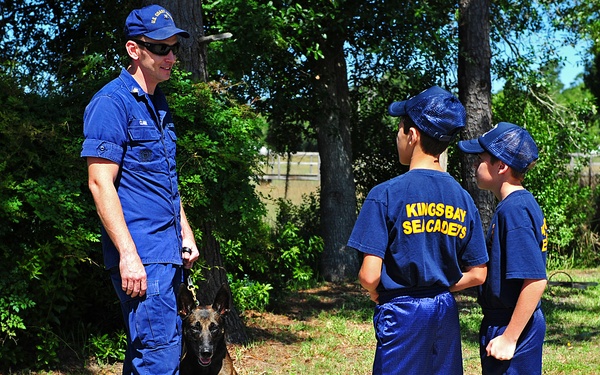 Coast Guardsmen attend Camden County Coast Guard community celebration