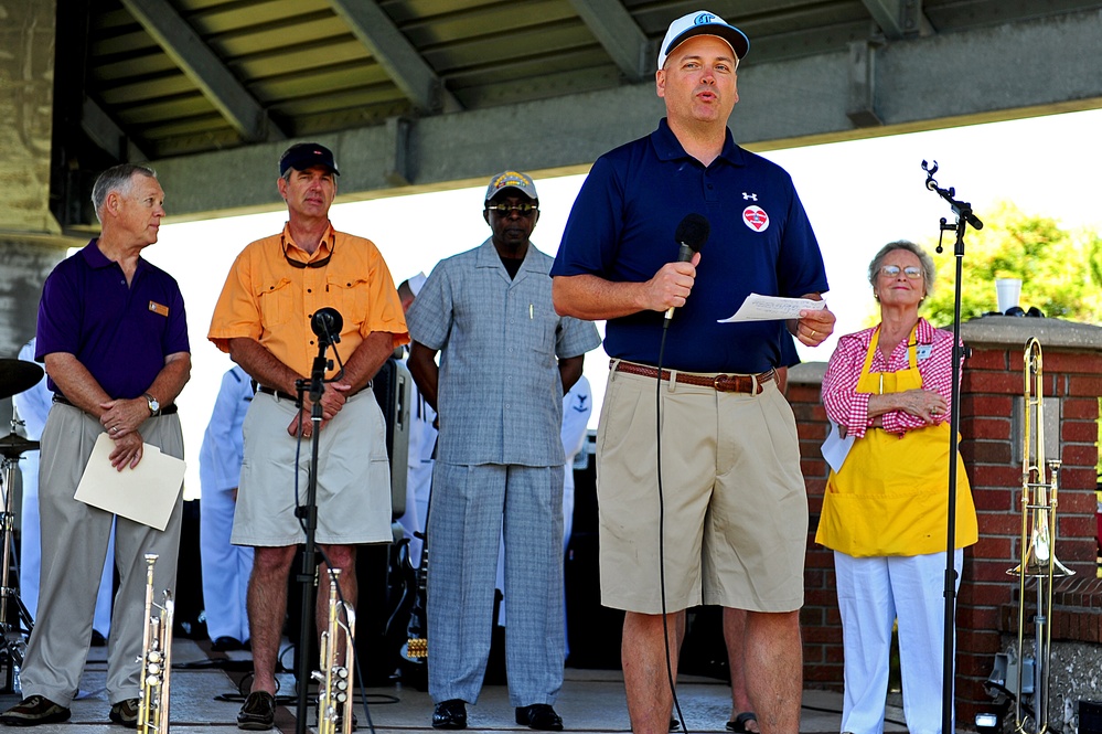 Coast Guardsmen attend Camden County Coast Guard community celebration